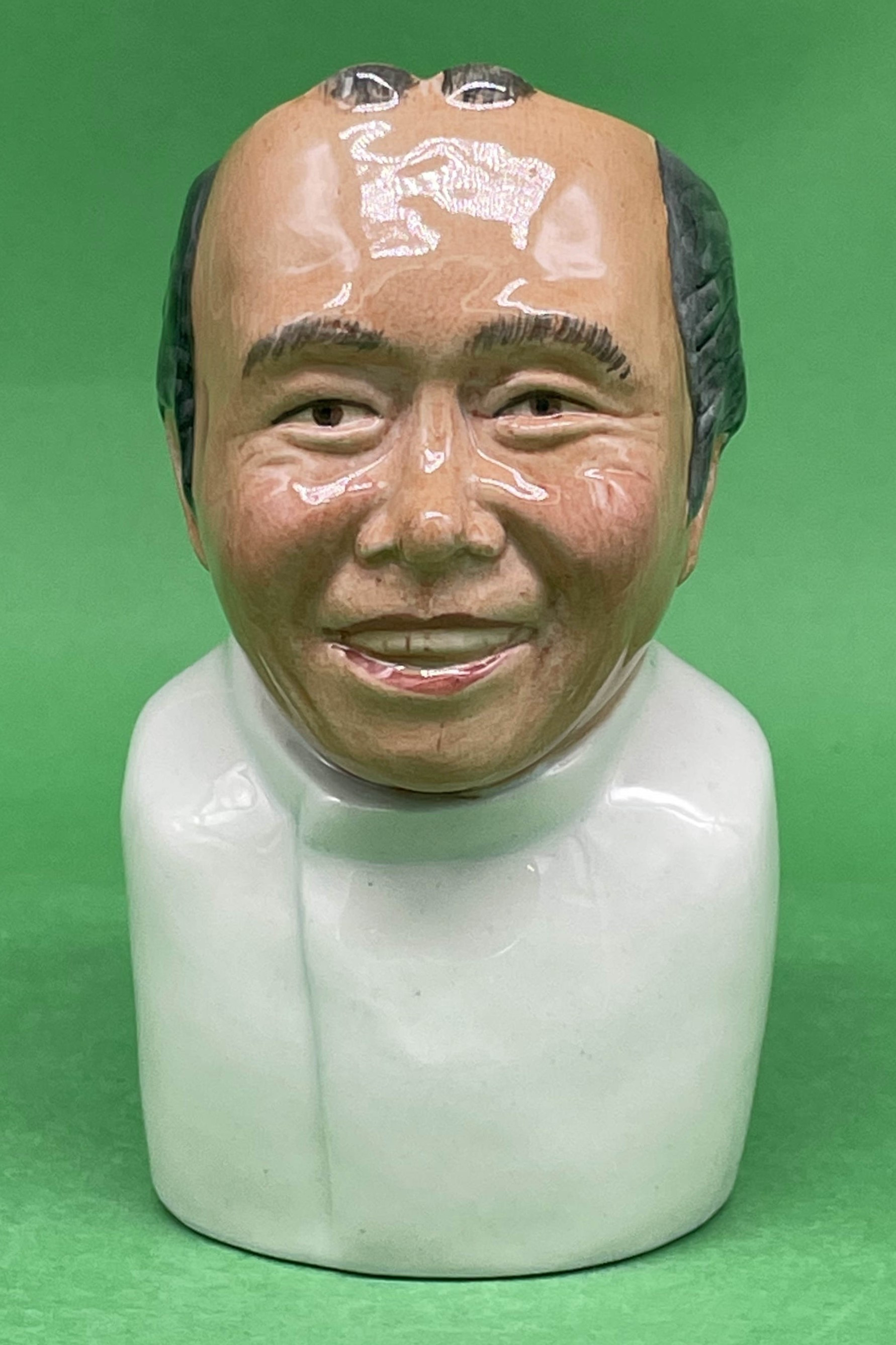 Ken Hom character jug Bairstow Manor Pottery circa 2015